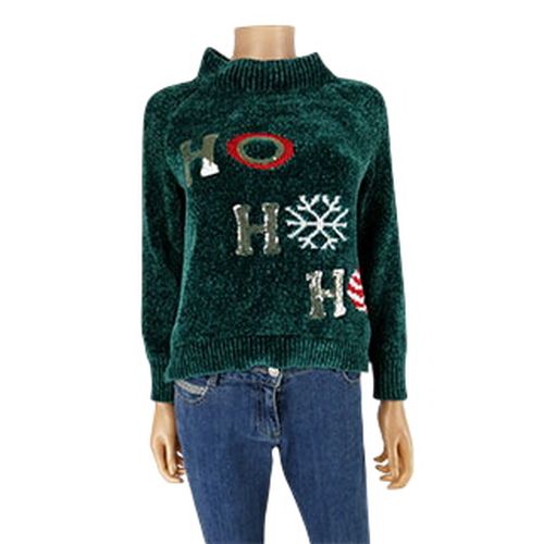 Pull noël chiné imprimé à sequin - Inextenso - Taille XS - In Extenso - Modalova