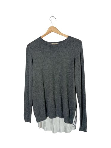 Pull Fin Claudine Daff Bimatiere Dos Plisse S (T6950) - Label Emmaus - Modalova