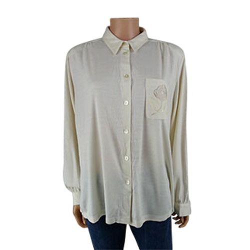 Chemisier écru imprimé - Un Instant - Taille 42 - Label Emmaus - Modalova
