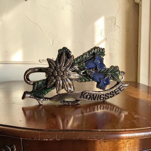 Broche vintage Edelweiss *Bavière* (Métal non ferreux) - Label Emmaus - Modalova