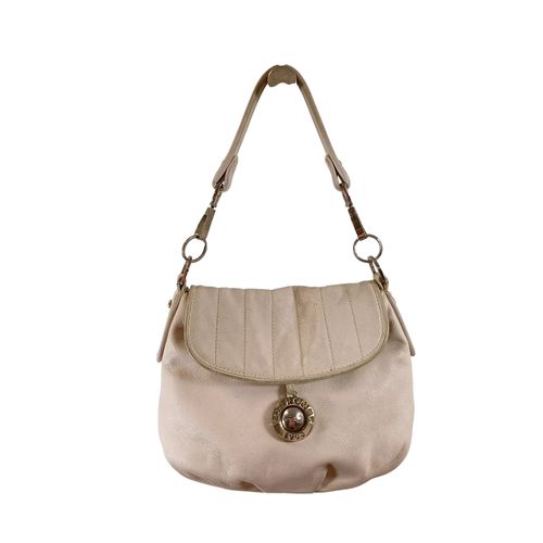 Sac bandoulière cuir souple zippé - Pourchet - Modalova