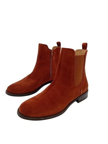 Bottines Chelsea Daim Rouille (T6869) - Unisa - Modalova