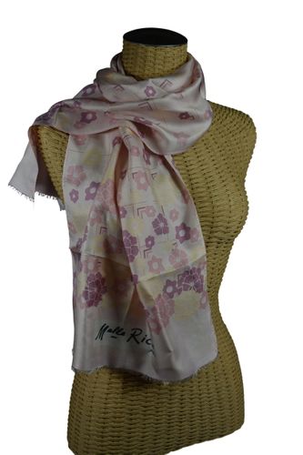 Écharpe Melle RICCI en soie Vintage - 125 X 35 cm - Label Emmaus - Modalova