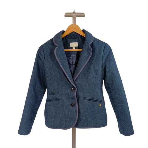 Blazer fille Massimo Dutti 11-12 ans en laine mélangée chic et élégante - Label Emmaus - Modalova