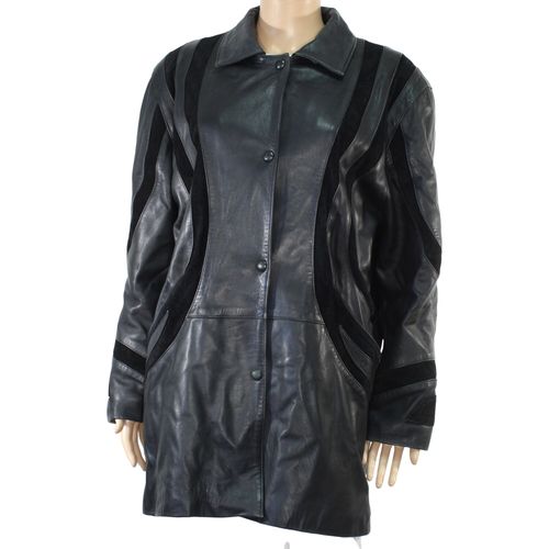 Manteau Vintage en Cuir Taille 42 - Label Emmaus - Modalova