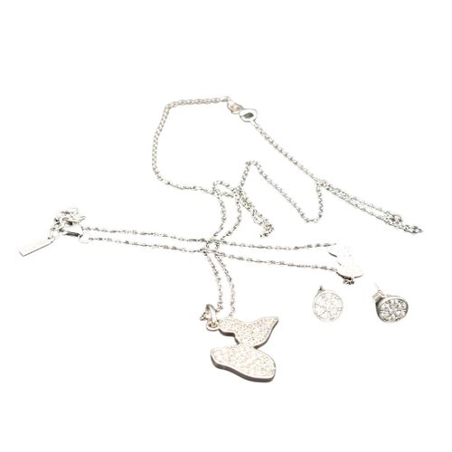 Bijoux en argent et zirconium - Label Emmaus - Modalova