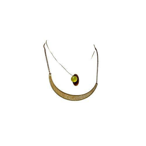 Lot de 2 Colliers pendentif SKALLI Paris et ras de cou Vintage - Label Emmaus - Modalova
