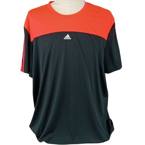 T-shirt - manches courtes - couleur noir et - taille 2XL (46) - Adidas - Modalova