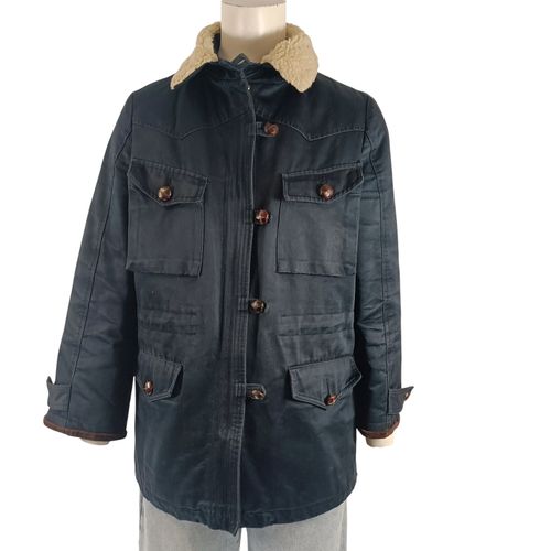 Parka marine 100% coton doublure sherpa (taille petit) - Comptoir des Cotonniers - Modalova