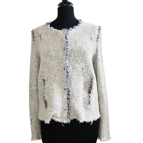Veste style tweed - -Agnette clair, bleu Taille 42 - Iro - Modalova