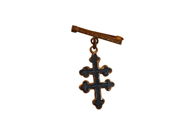 Broche ancienne de la croix de lorraine - Label Emmaus - Modalova