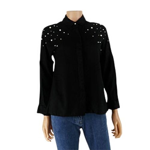 Chemisier perlé manche longue - Taille XS - Zara - Modalova