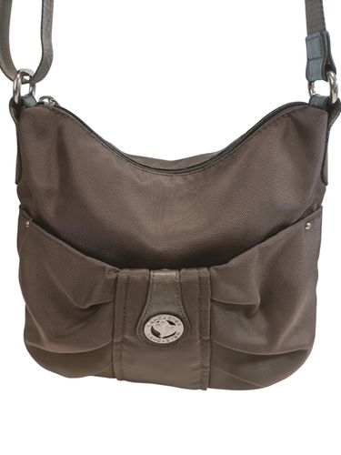 Sac bandoulière Lancaster marron poches devant 28x25 cm - Lancaster Paris - Modalova