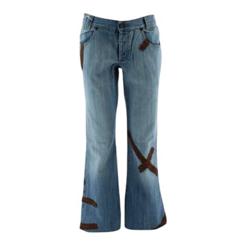 Jeans imprimé - B'anal - Taille 44 - Label Emmaus - Modalova