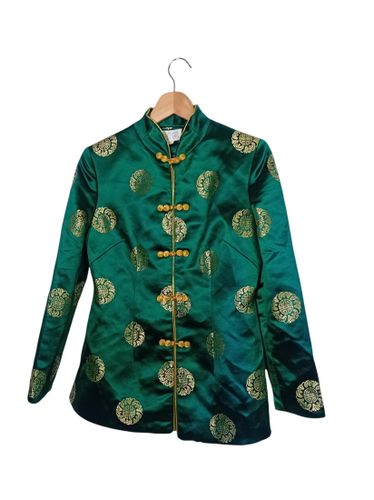 Veste Style Tang Émeraude Doré (V3754) - Label Emmaus - Modalova