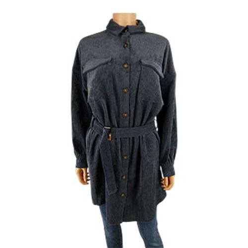 Manteau -gris à bouton et ceinture - Taille M - Kiabi - Modalova