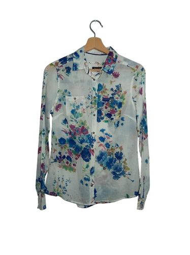 Chemise À Fleurs (V3762) - Massimo Dutti - Modalova