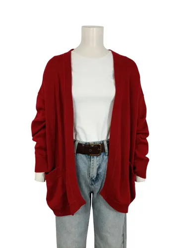 Cardigan long maille fine ouvert poches plaquées coupe ample - Rodier - Modalova