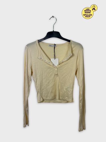 Cardigan crme boutonn Bershka L  - Label Emmaus - Modalova