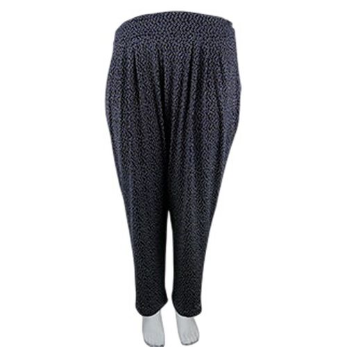 Pantalon fluide imprimé géométrique - Taille 46/48 - Afibel - Modalova