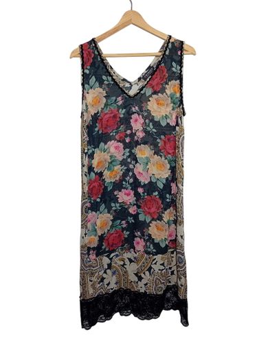Robe Longue Imprimé Floral Et Paisley Twinset (T6912) - Label Emmaus - Modalova
