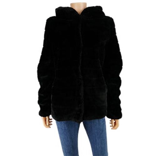 Veste fausse fourrure à capuche - Chicorée - Taille M - Label Emmaus - Modalova