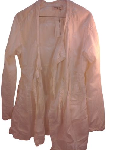 Veste drapée Dries Van Noten blanche - Taille L - Neuve avec étiquette - Label Emmaus - Modalova