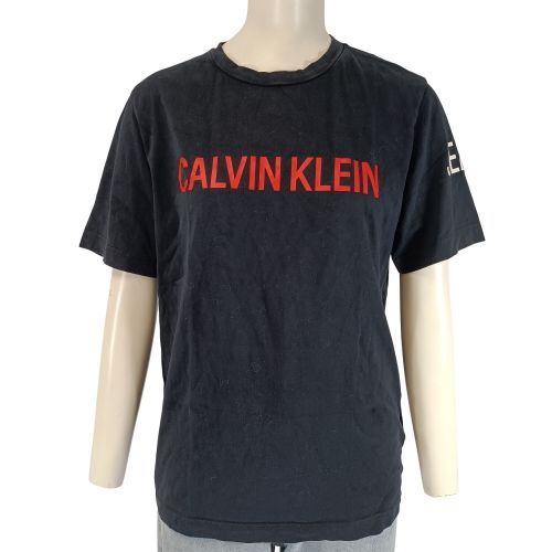 T-shirt Jeans taille S logo rouge manches courtes - Calvin Klein - Modalova