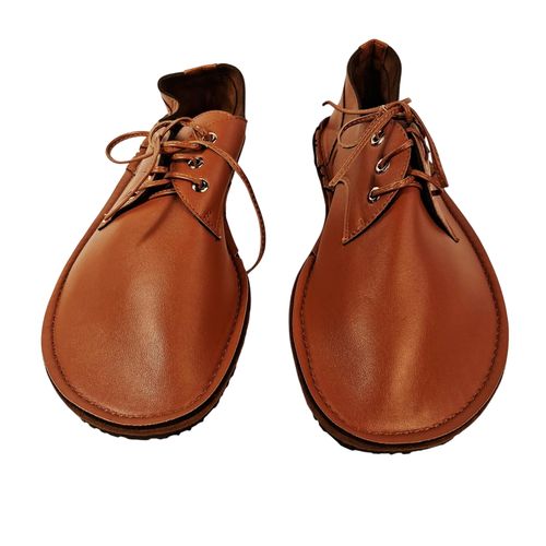 CHAUSSURES en brun clair de style artisanal - Label Emmaus - Modalova