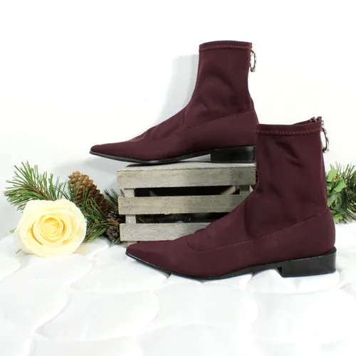 Bottine Aubergine Pointure 37 - Zara - Modalova