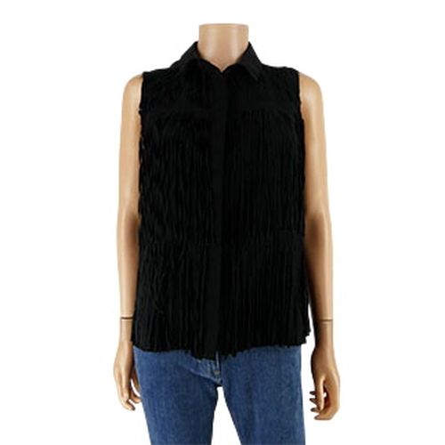 Gilet à franges - Taille 36 - Mim - Modalova