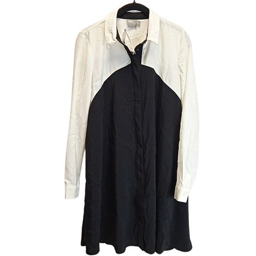 Robe-chemise bicolore noire et blanche de Taille 38 - Asos - Modalova