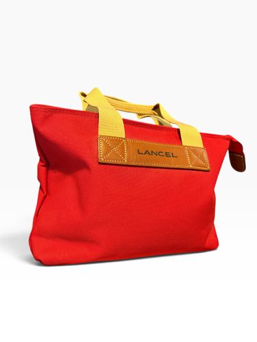 Sac cabas en toile et détails cuir - Lancel - Modalova