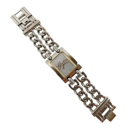 Montre en acier bracelet double - Guess - Modalova