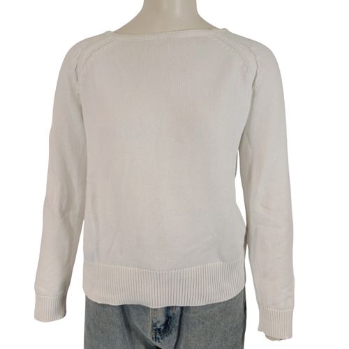 Pull maille coton col bateau taille XS - Caroll - Modalova
