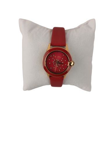 Clio Blue — Montre et dorée — Bracelet cuir — Réf. 6607002 — Avec boîte d'origine (invendu) - Label Emmaus - Modalova