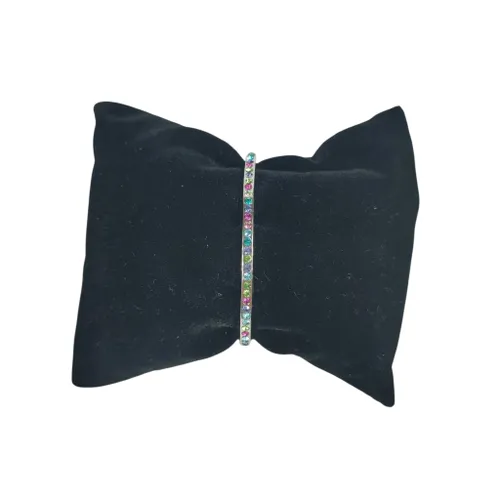 Bracelet jonc rigide avec cristaux fantaisie - Label Emmaus - Modalova