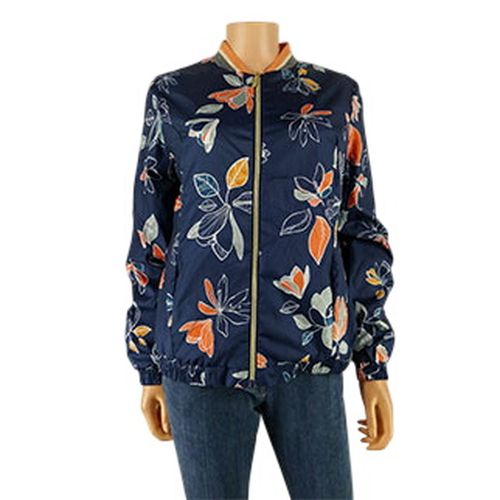 Veste imprimé fleurs à zip - Nathalie Andersen - Taille S - Label Emmaus - Modalova