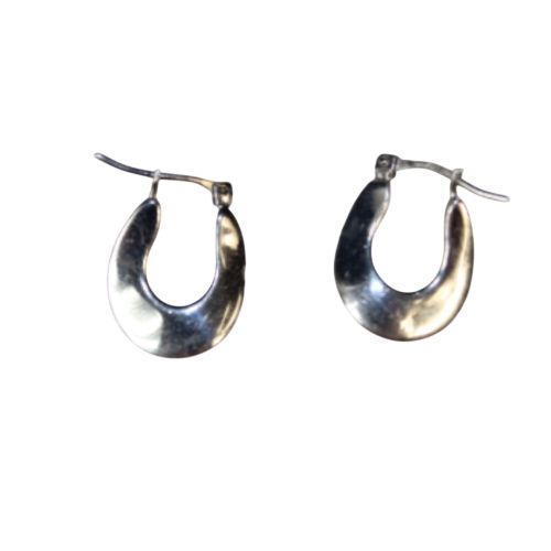 Boucles d'Oreille Créoles en et Éclat de Diamant // - Label Emmaus - Modalova