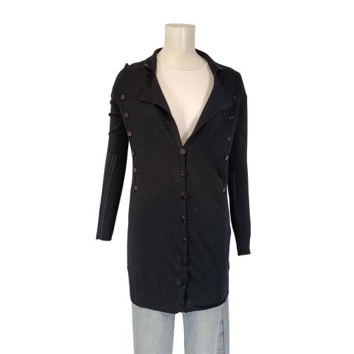 Gilet long Marithé + François Girbaud 100% laine taille 38 cintré - Label Emmaus - Modalova