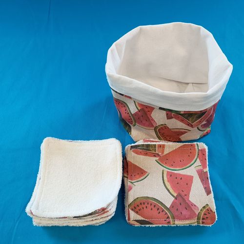 Lingettes et son pot de rangement assorti - Label Emmaus - Modalova