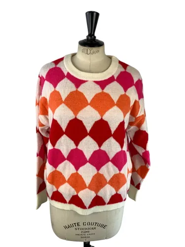 Riu Paris - Pull col rond jacquard (écailles) — - Neuf d'invendu Riu - Taille L - Label Emmaus - Modalova