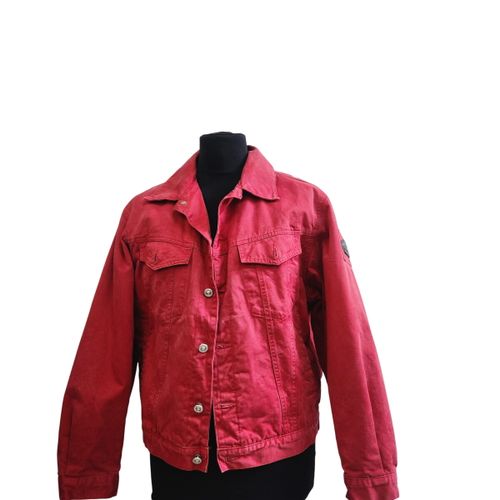 Veste classic V2 en jean /toile de coton vintage — taille S - Versace - Modalova