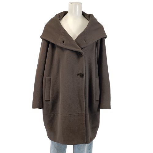 Manteau Gérard Darel taille 46 – taupe, col châle oversize, mi-long - Gerard Darel - Modalova
