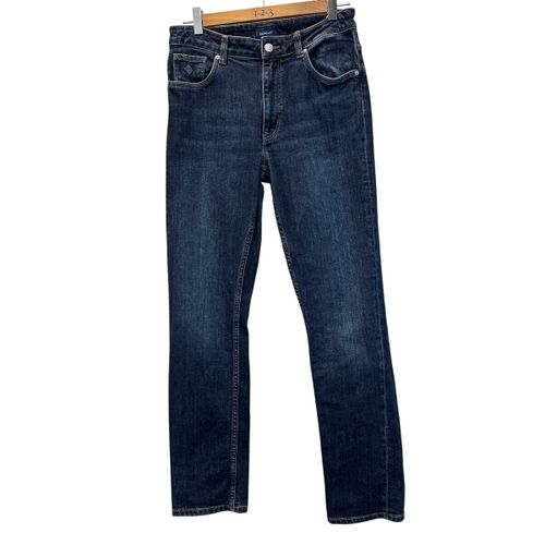 Jean indigo foncé regular fit – – US W30 L32 / FR 40 - Gant - Modalova