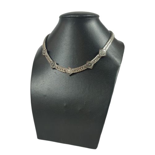 Collier ras-de-cou en métal - Inspiration tribale - Label Emmaus - Modalova