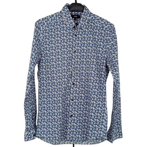 Chemise - marque - manches longues - motif floral - couleur blanche et - taille S (38) - Jules - Modalova