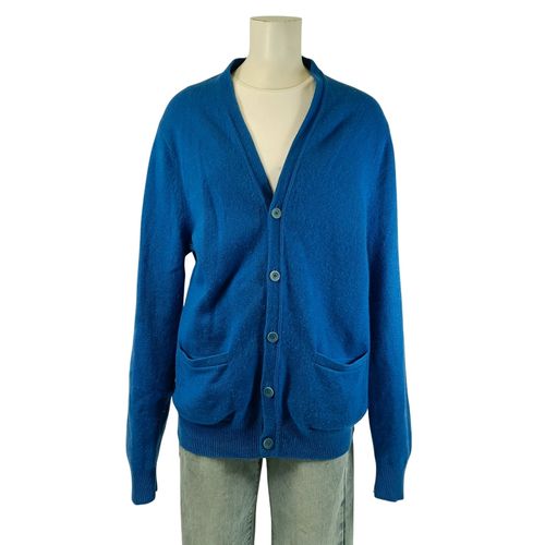 Cardigan col V boutonné poches plaquées taille L - Eric Bompard - Modalova