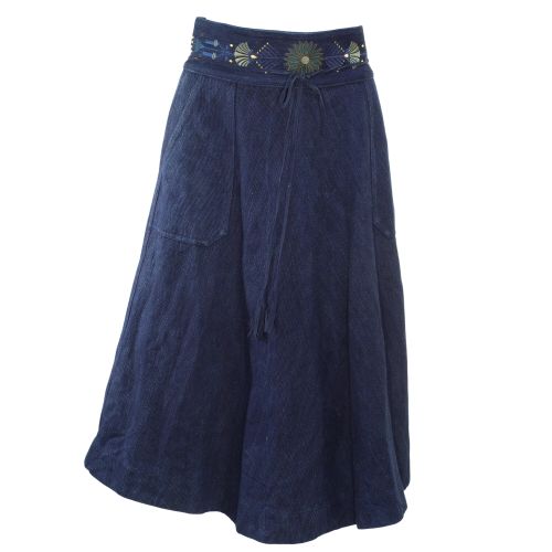 Jupe en Jean Bleu SESSUN Taille 38 - Label Emmaus - Modalova