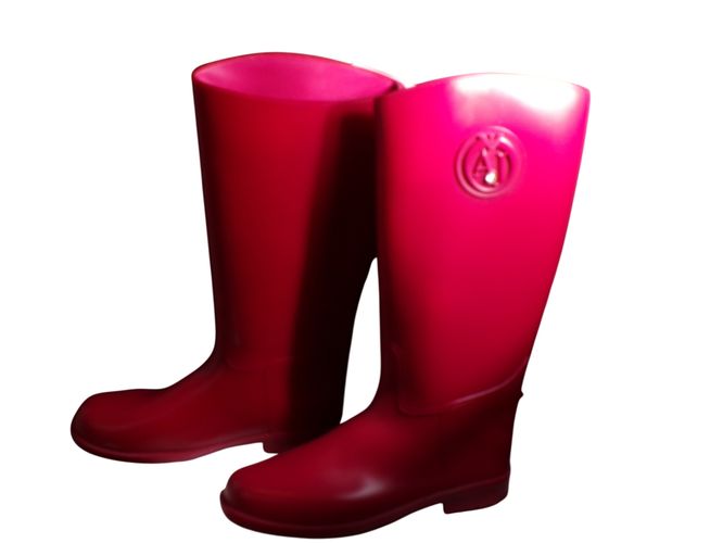 Bottes de pluie / Botte de ville " Jeans" - Rouge - Taille 40 - Armani - Modalova